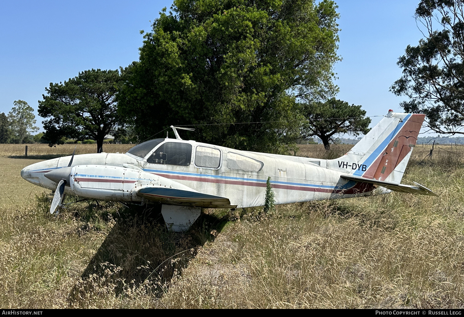 Aircraft Photo of VH-DYB | Beech C55 Baron (95-C55) | AirHistory.net #763586
