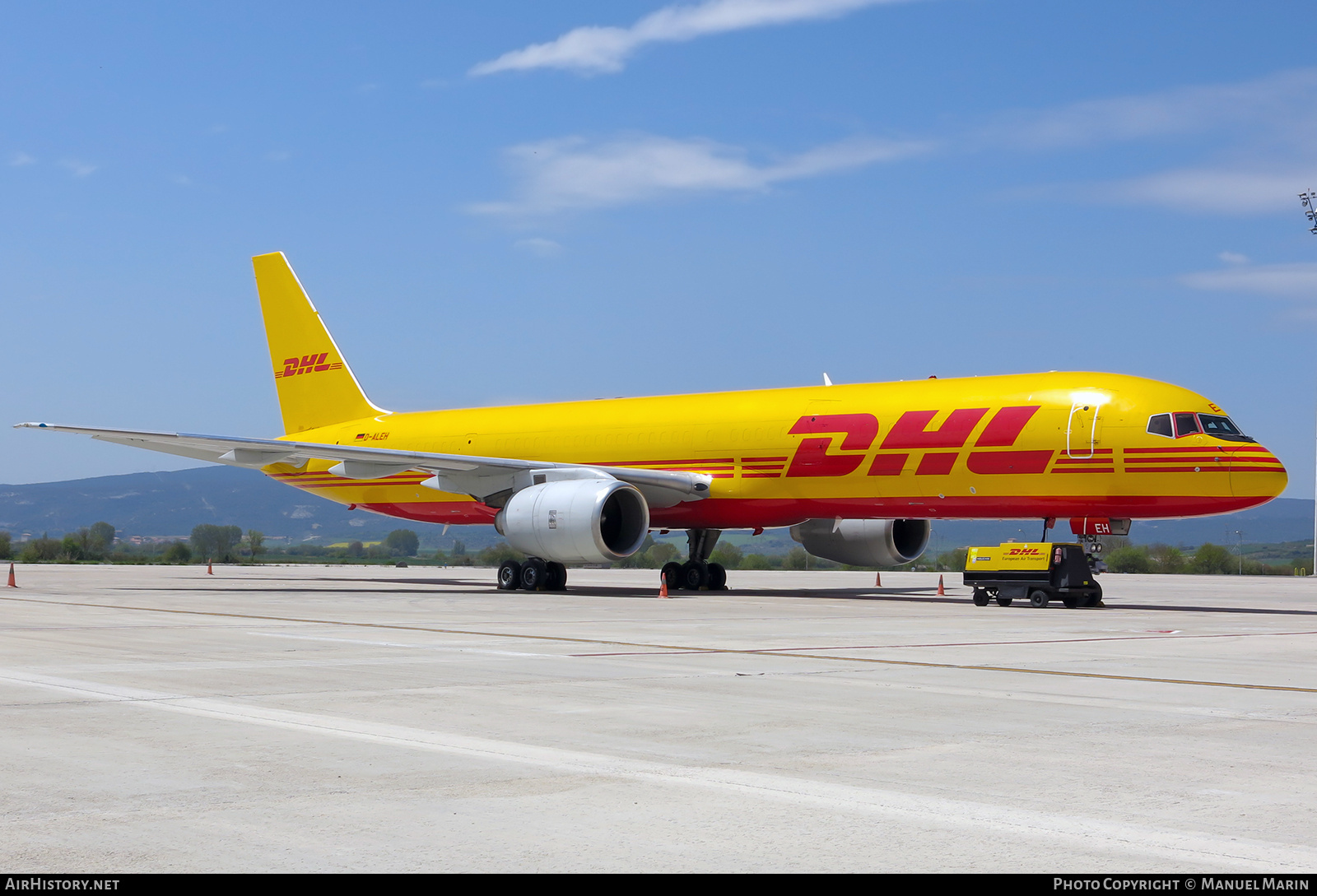Aircraft Photo of D-ALEH | Boeing 757-236/SF | DHL International | AirHistory.net #763616
