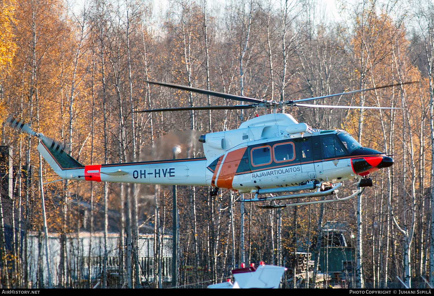 Aircraft Photo of OH-HVE | Agusta AB-412SP | Rajavartiolaitos - Finnish Border Guard | AirHistory.net #763630