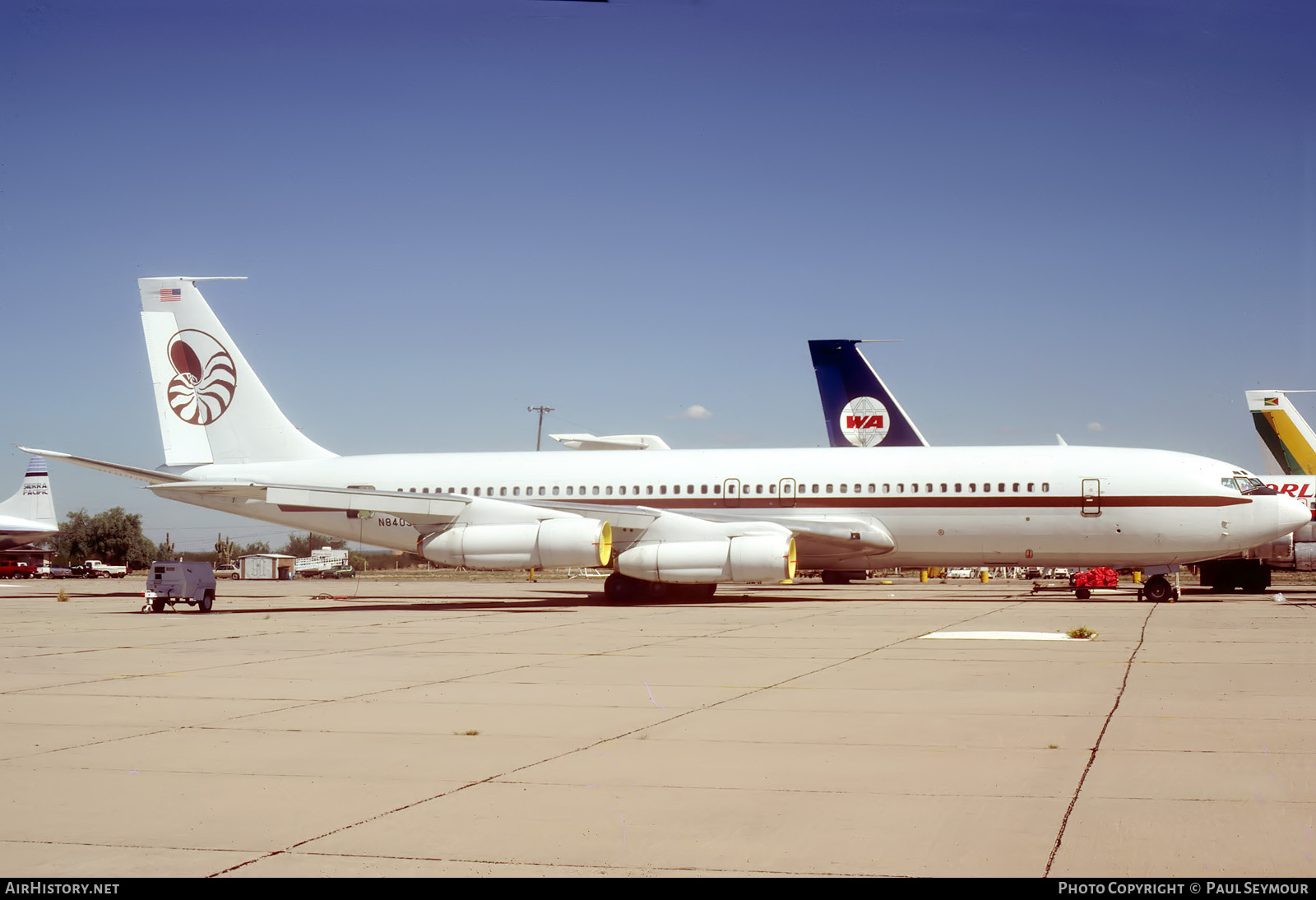 Aircraft Photo of N8405 | Boeing 707-323C | Nautilus Sportswear | AirHistory.net #763655