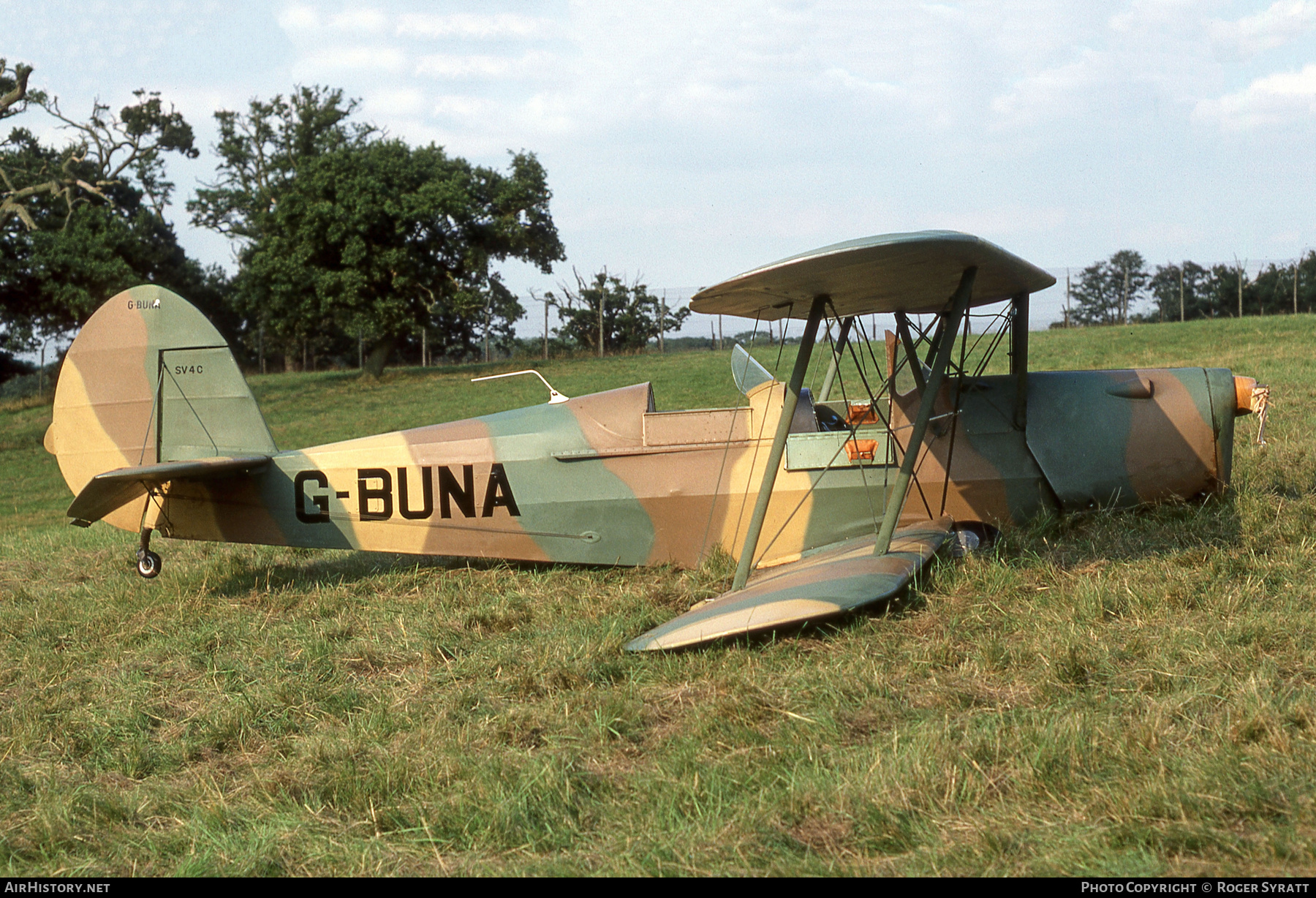 Aircraft Photo of G-BUNA | SNCAN Stampe SV-4C | AirHistory.net #763658