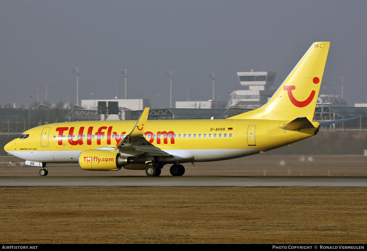 Aircraft Photo of D-AHXK | Boeing 737-7K5 | TUIfly | AirHistory.net #763662