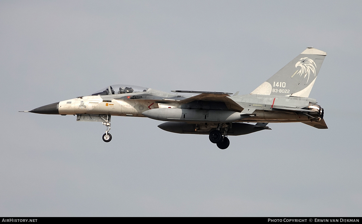 Aircraft Photo of 1410 / 83-8022 | AIDC F-CK-1C Hsung Ying | Taiwan - Air Force | AirHistory.net #763700