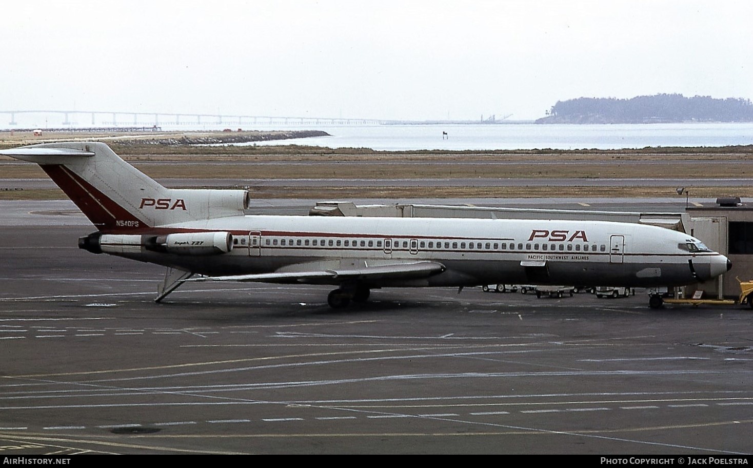 Aircraft Photo of N540PS | Boeing 727-214 | PSA - Pacific Southwest Airlines | AirHistory.net #763716