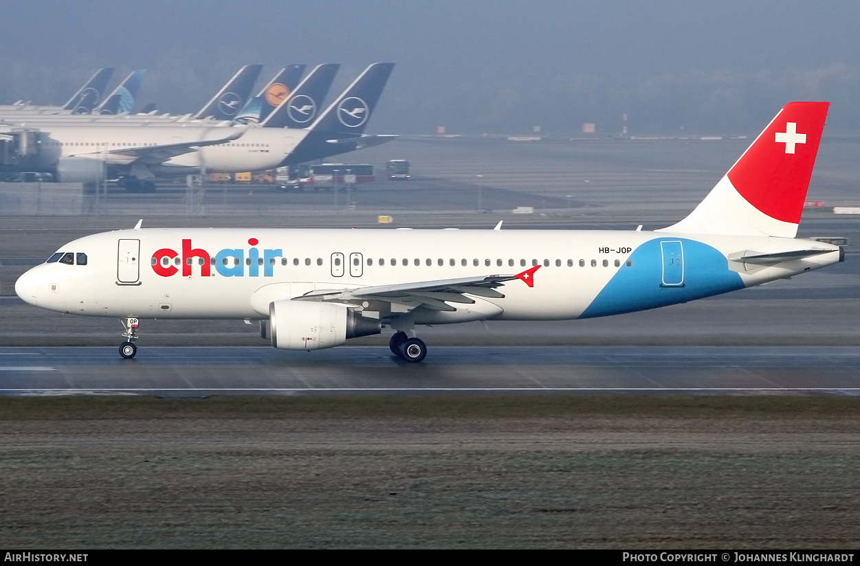 Aircraft Photo of HB-JOP | Airbus A320-214 | Chair Airlines | AirHistory.net #763778
