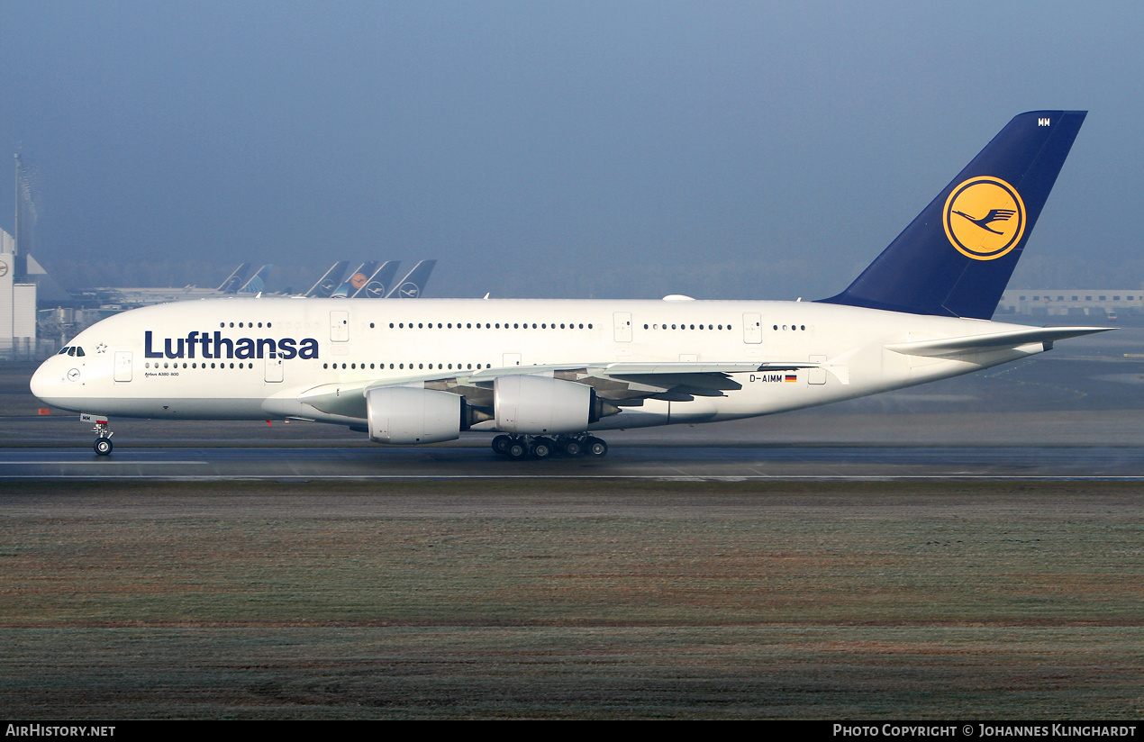 Aircraft Photo of D-AIMM | Airbus A380-841 | Lufthansa | AirHistory.net #763782