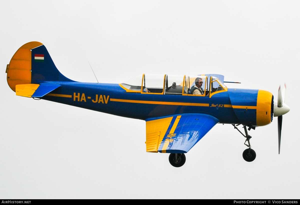 Aircraft Photo of HA-JAV | Yakovlev Yak-52 | AirHistory.net #763868