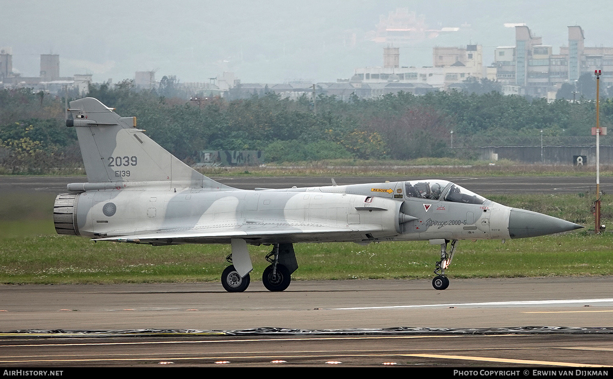 Aircraft Photo of 2039 | Dassault Mirage 2000-5EI | Taiwan - Air Force | AirHistory.net #763876