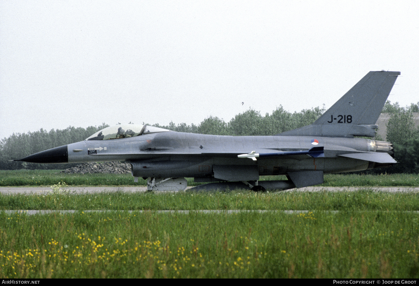 Aircraft Photo of J-218 | General Dynamics F-16A Fighting Falcon | Netherlands - Air Force | AirHistory.net #763894