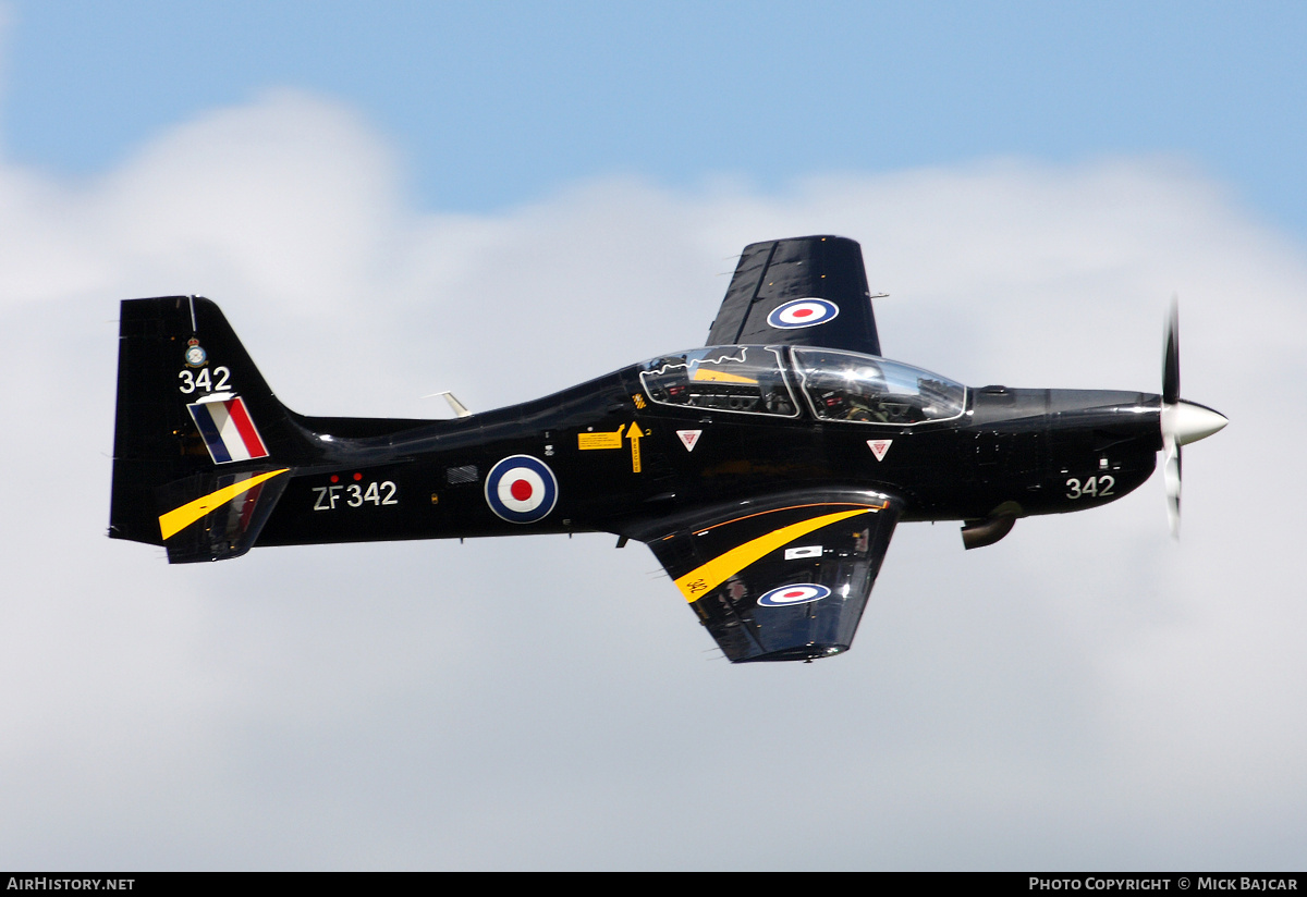 Aircraft Photo of ZF342 | Short S-312 Tucano T1 | UK - Air Force | AirHistory.net #763904