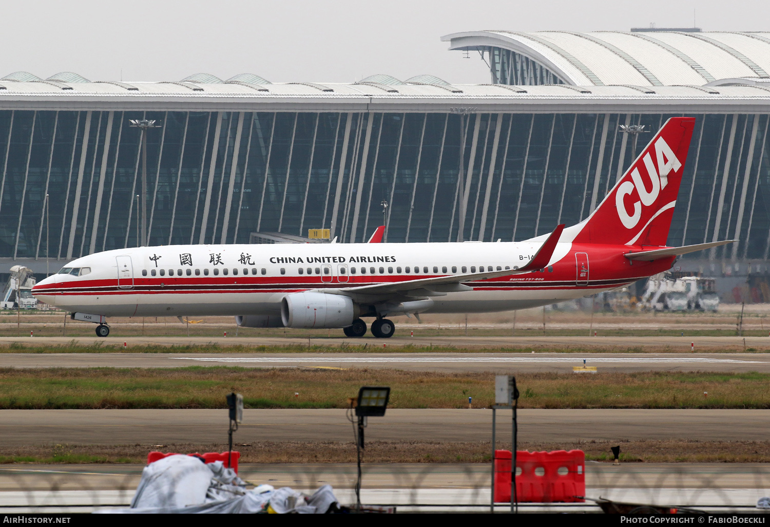 Aircraft Photo of B-1426 | Boeing 737-89P | China United Airlines - CUA | AirHistory.net #763944