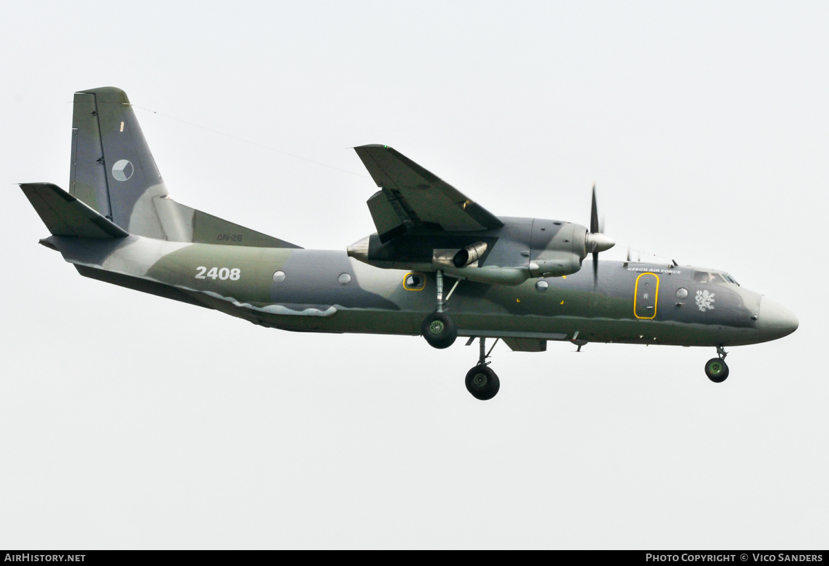 Aircraft Photo of 2408 | Antonov An-26 | Czechia - Air Force | AirHistory.net #763952