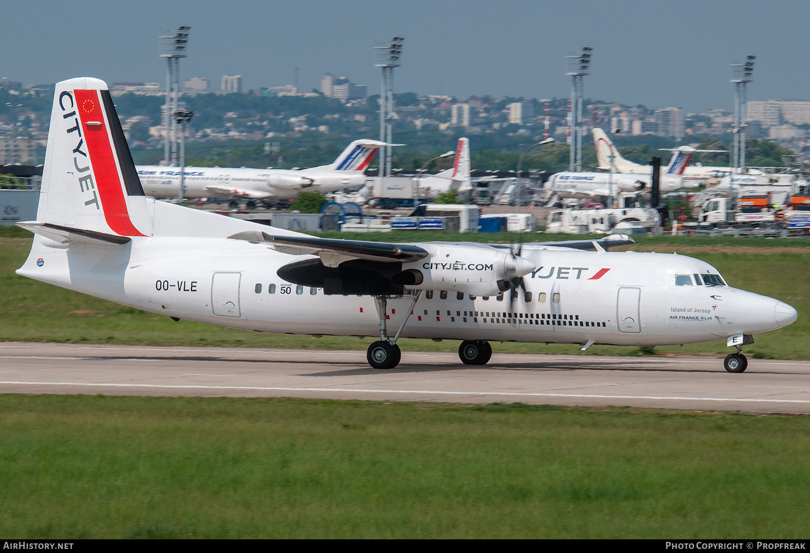 Aircraft Photo of OO-VLE | Fokker 50 | CityJet | AirHistory.net #763976