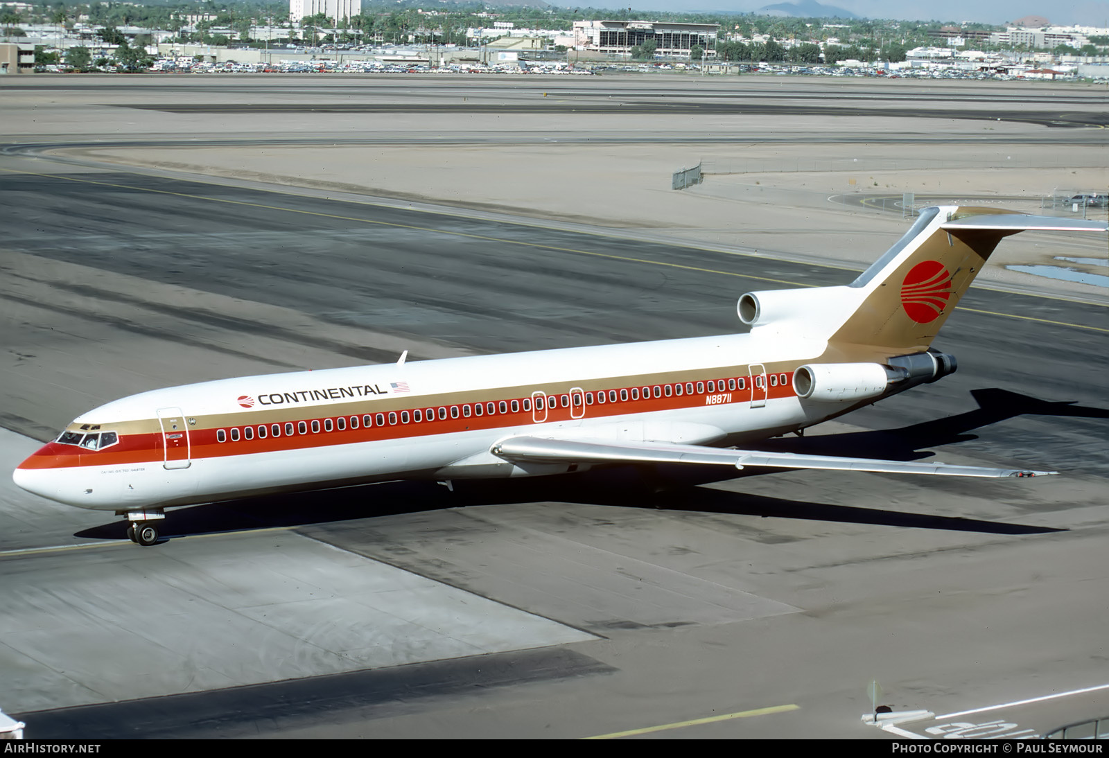 Aircraft Photo of N88711 | Boeing 727-224 | Continental Airlines | AirHistory.net #763997