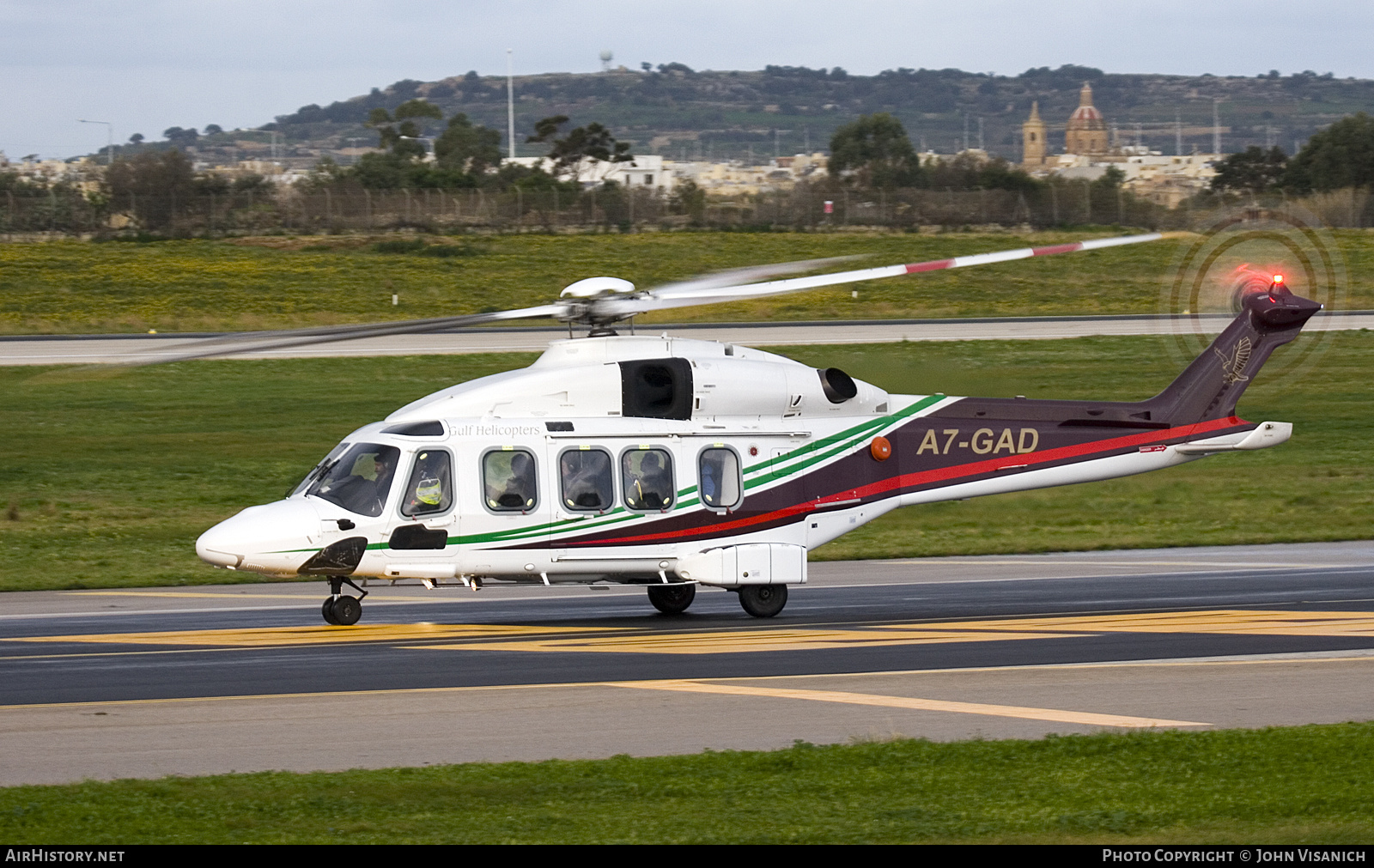 Aircraft Photo of A7-GAD | AgustaWestland AW-189 | Gulf Helicopters | AirHistory.net #764017