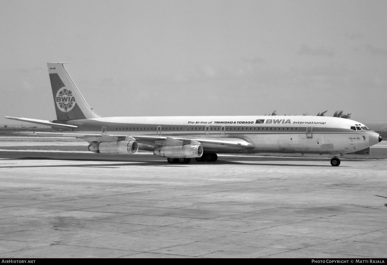Aircraft Photo of 9Y-TED | Boeing 707-351C | BWIA International | AirHistory.net #764020