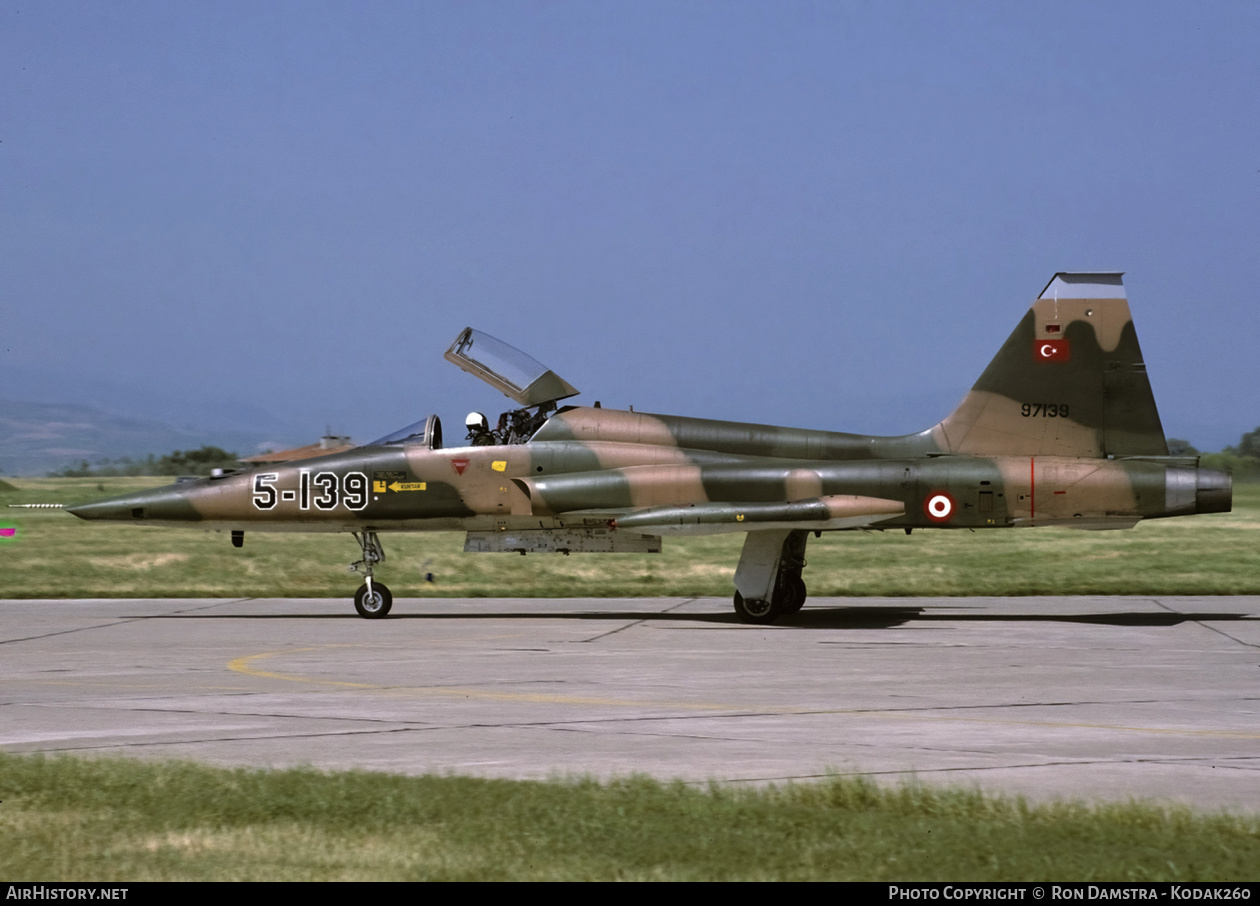 Aircraft Photo of 97139 / FMS 69-7139 | Northrop RF-5A Freedom Fighter | Turkey - Air Force | AirHistory.net #764021