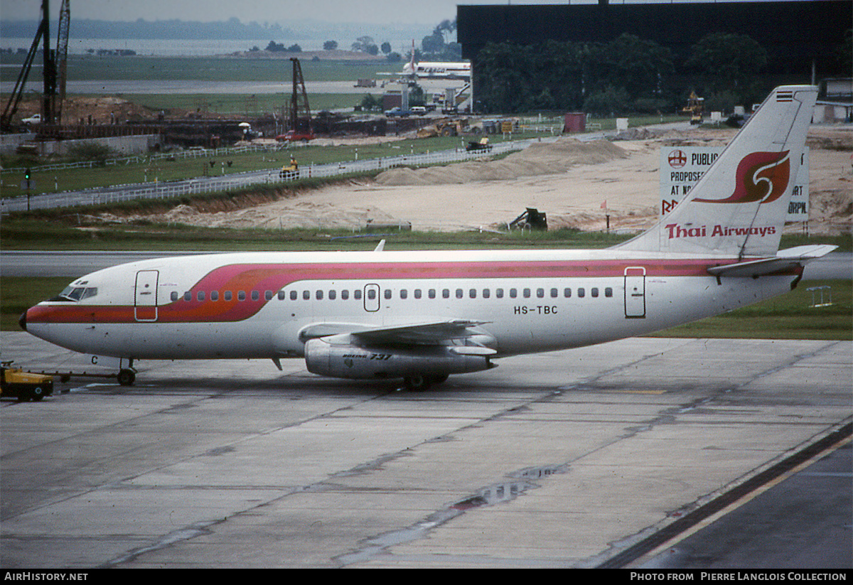 Aircraft Photo of HS-TBC | Boeing 737-2P5/Adv | Thai Airways | AirHistory.net #764052
