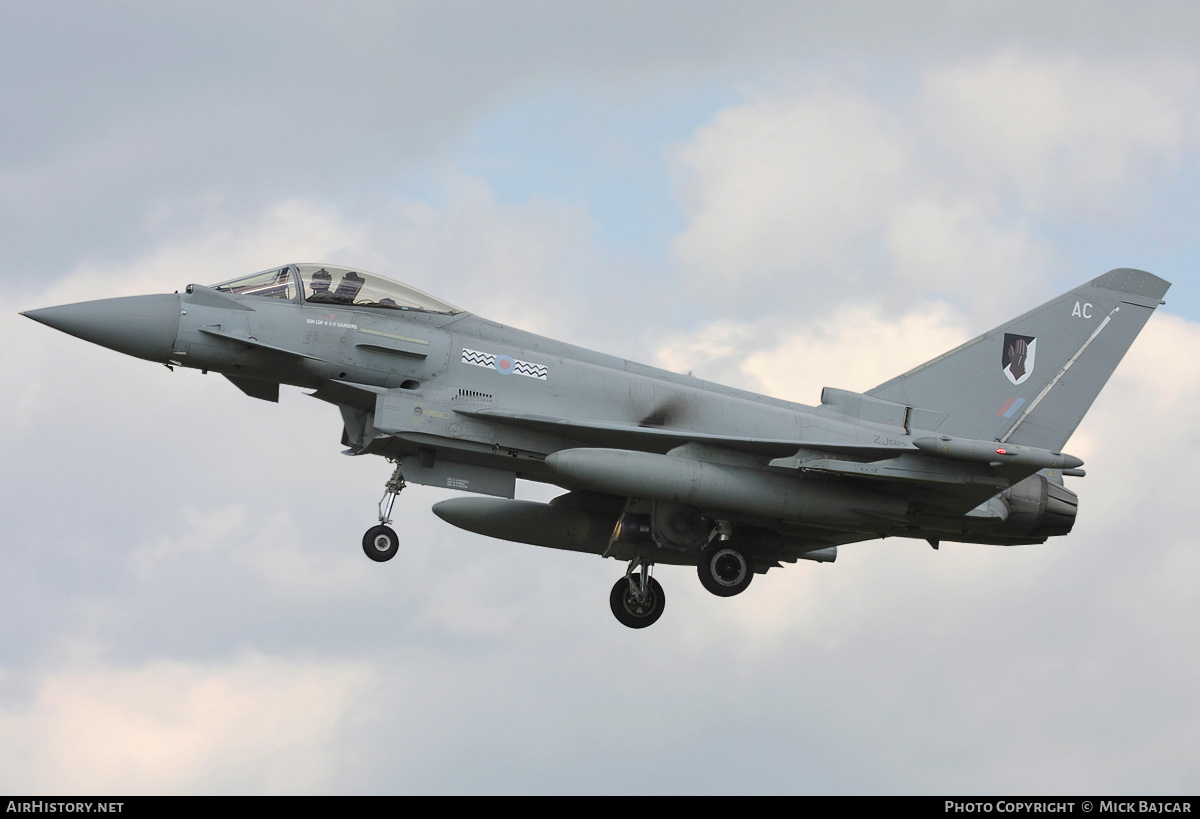 Aircraft Photo of ZJ913 | Eurofighter EF-2000 Typhoon FGR4 | UK - Air Force | AirHistory.net #764061