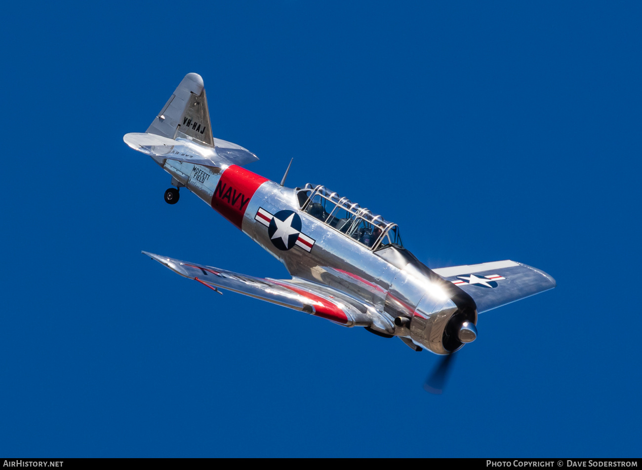 Aircraft Photo of VH-HAJ / 3186 | North American AT-6G Texan | USA - Navy | AirHistory.net #764065