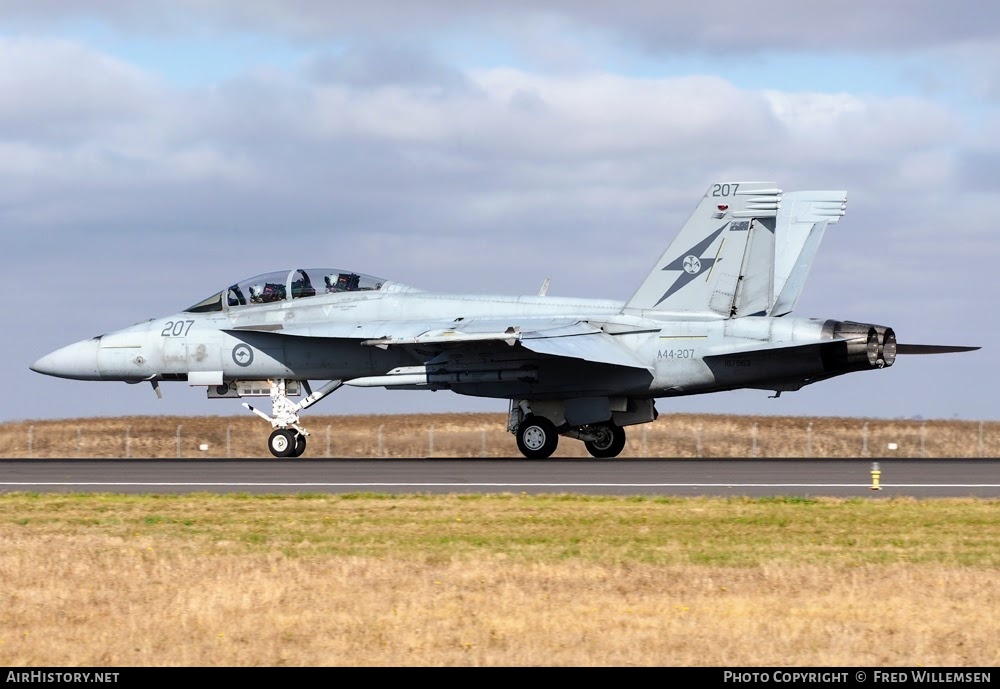 Aircraft Photo of A44-207 | Boeing F/A-18F Super Hornet | Australia - Air Force | AirHistory.net #764072