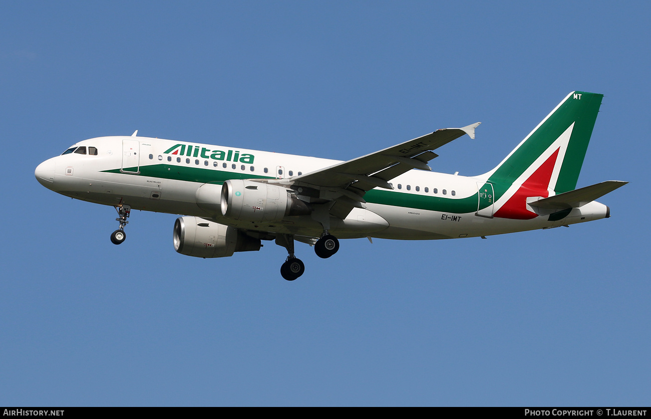 Aircraft Photo of EI-IMT | Airbus A319-111 | Alitalia | AirHistory.net #764110
