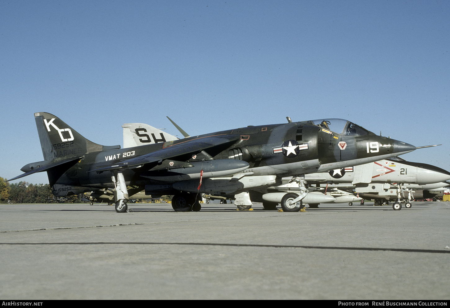 Aircraft Photo of 159252 | Hawker Siddeley AV-8A Harrier | USA - Marines | AirHistory.net #764113