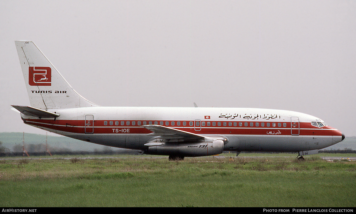 Aircraft Photo of TS-IOE | Boeing 737-2H3/Adv | Tunis Air | AirHistory.net #764133