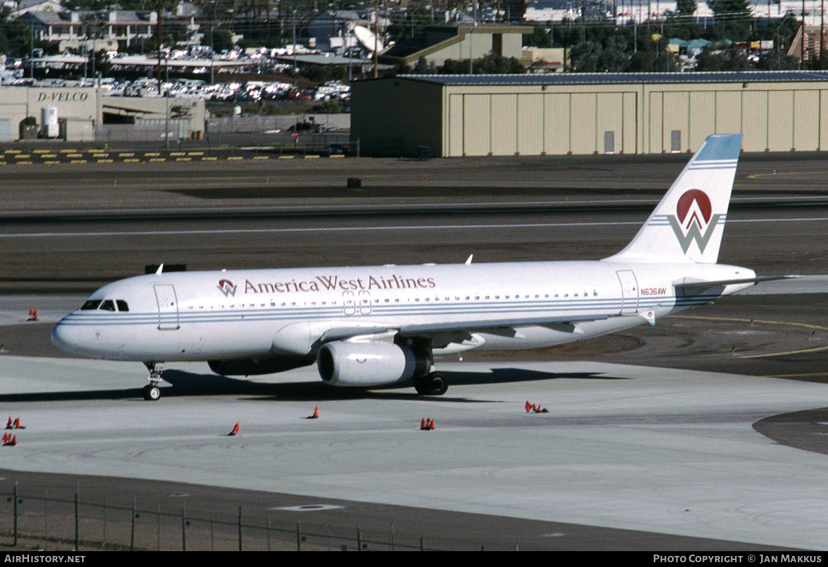 Aircraft Photo of N636AW | Airbus A320-231 | America West Airlines | AirHistory.net #764144