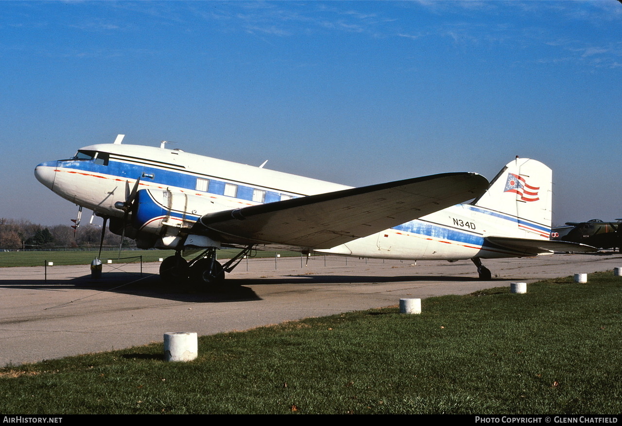 Aircraft Photo of N34D | Douglas C-53 Skytrooper | State of Ohio | AirHistory.net #764171