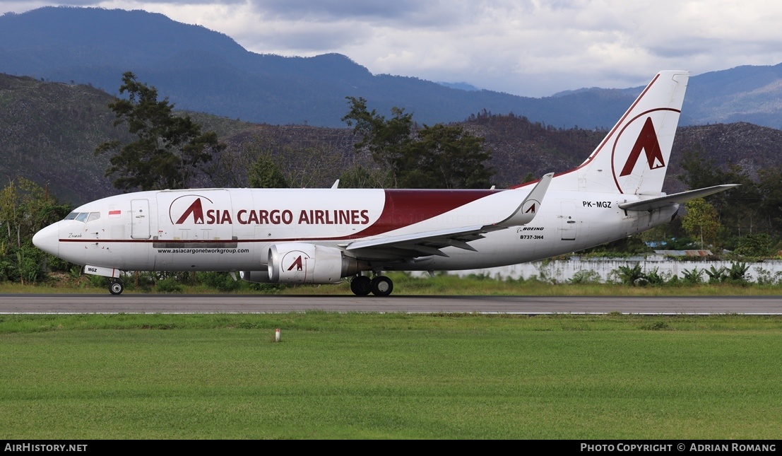 Aircraft Photo of PK-MGZ | Boeing 737-3H4(SF) | Asia Cargo Airlines | AirHistory.net #764174