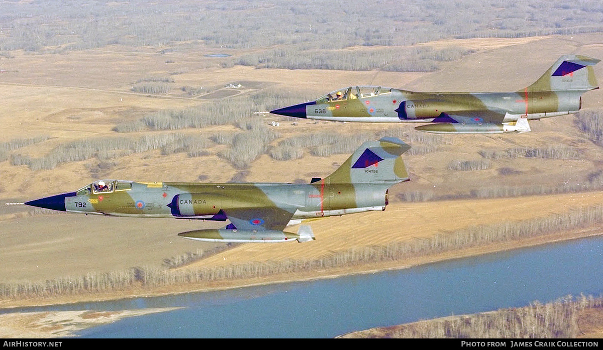 Aircraft Photo of 104792 | Canadair CF-104 Starfighter | Canada - Air Force | AirHistory.net #764185
