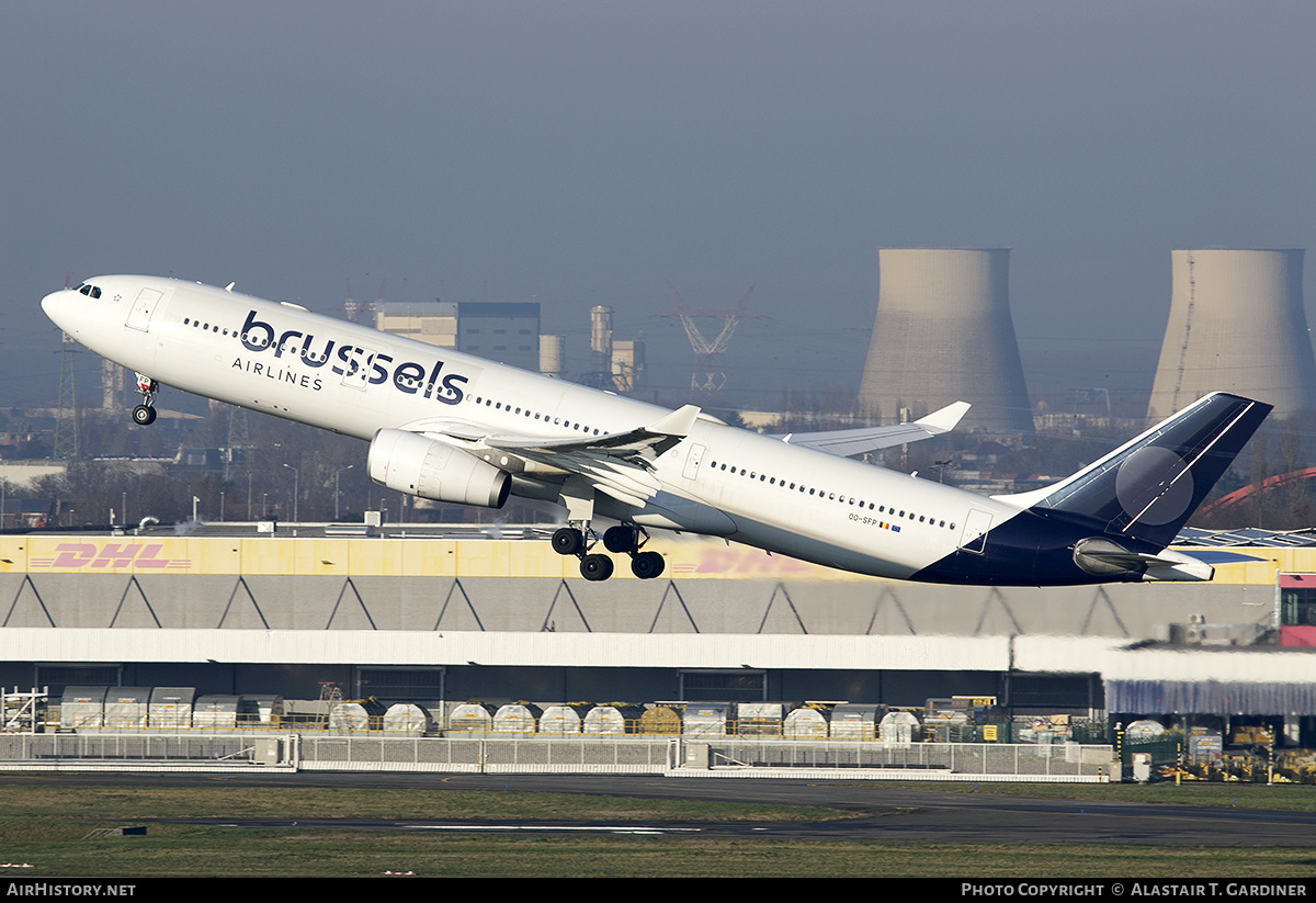 Aircraft Photo of OO-SFP | Airbus A330-343E | Brussels Airlines | AirHistory.net #764191
