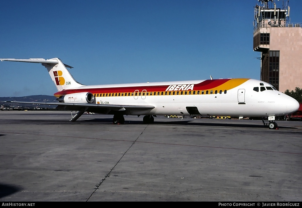 Aircraft Photo of EC-CGN | McDonnell Douglas DC-9-32 | Iberia | AirHistory.net #764206