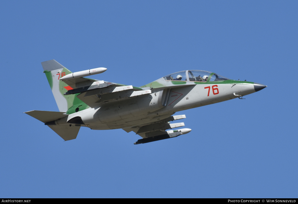 Aircraft Photo of 76 red | Yakovlev Yak-130 | Belarus - Air Force | AirHistory.net #764318