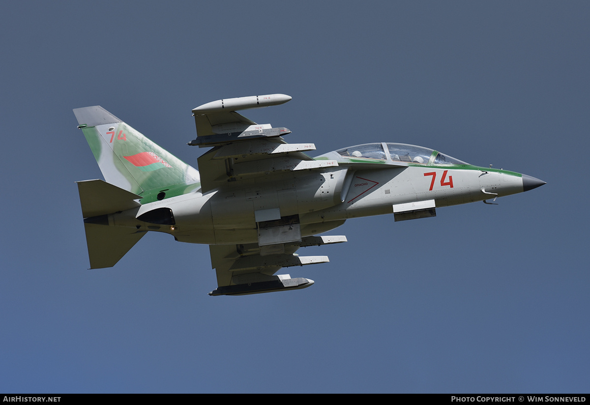 Aircraft Photo of 74 red | Yakovlev Yak-130 | Belarus - Air Force | AirHistory.net #764322