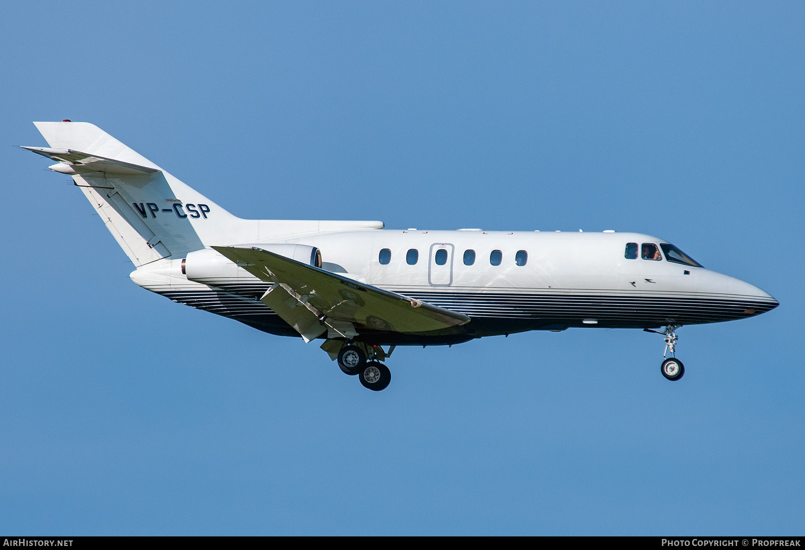 Aircraft Photo of VP-CSP | British Aerospace BAe-125-800B | AirHistory.net #764326