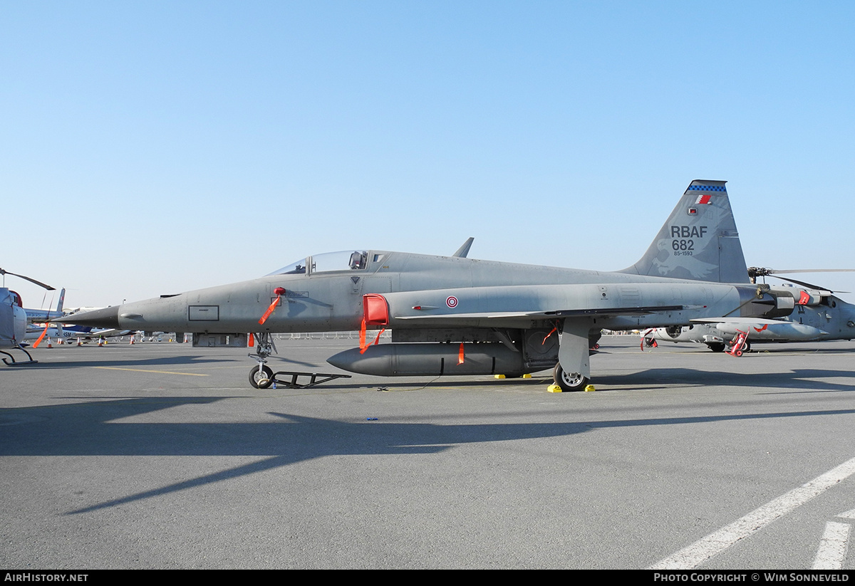 Aircraft Photo of 682 / 85-1593 | Northrop F-5E Tiger II | Bahrain - Air Force | AirHistory.net #764333