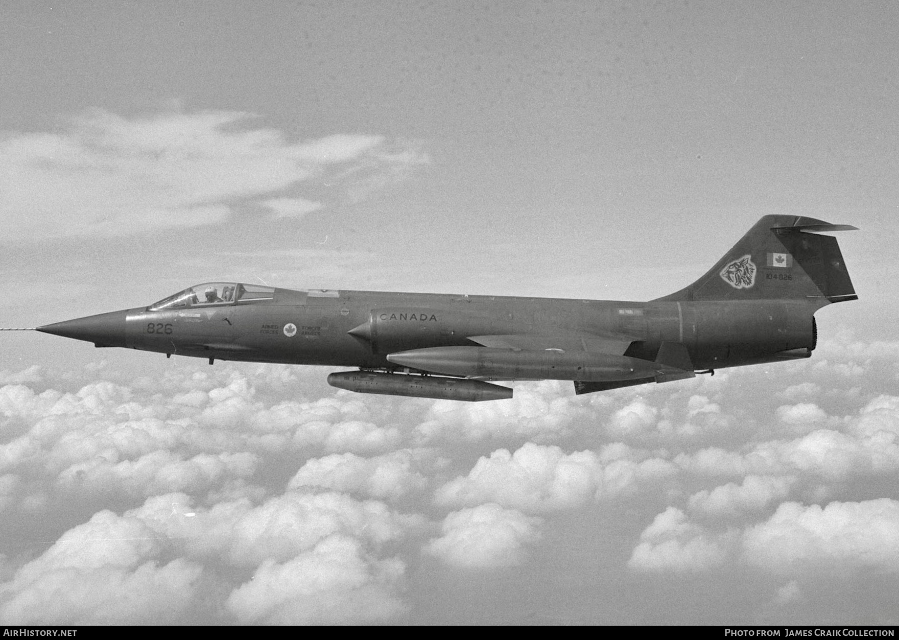 Aircraft Photo of 104826 | Canadair CF-104 Starfighter | Canada - Air Force | AirHistory.net #764347