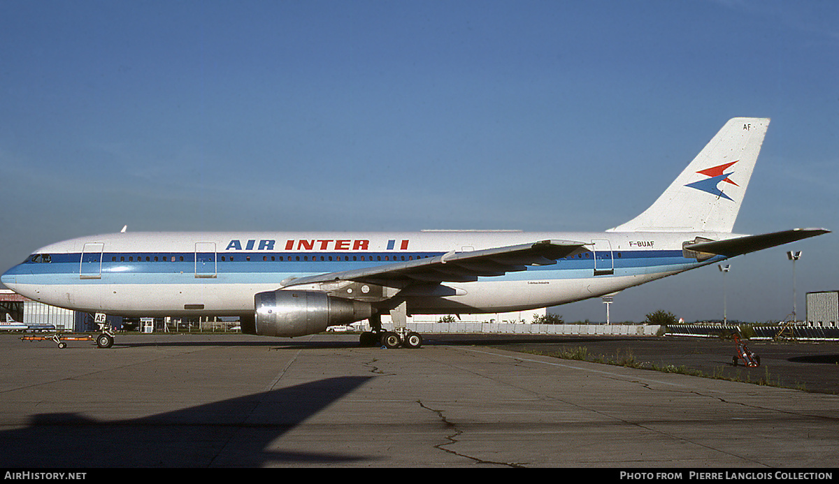 Aircraft Photo of F-BUAF | Airbus A300B2-1C | Air Inter | AirHistory.net #764369
