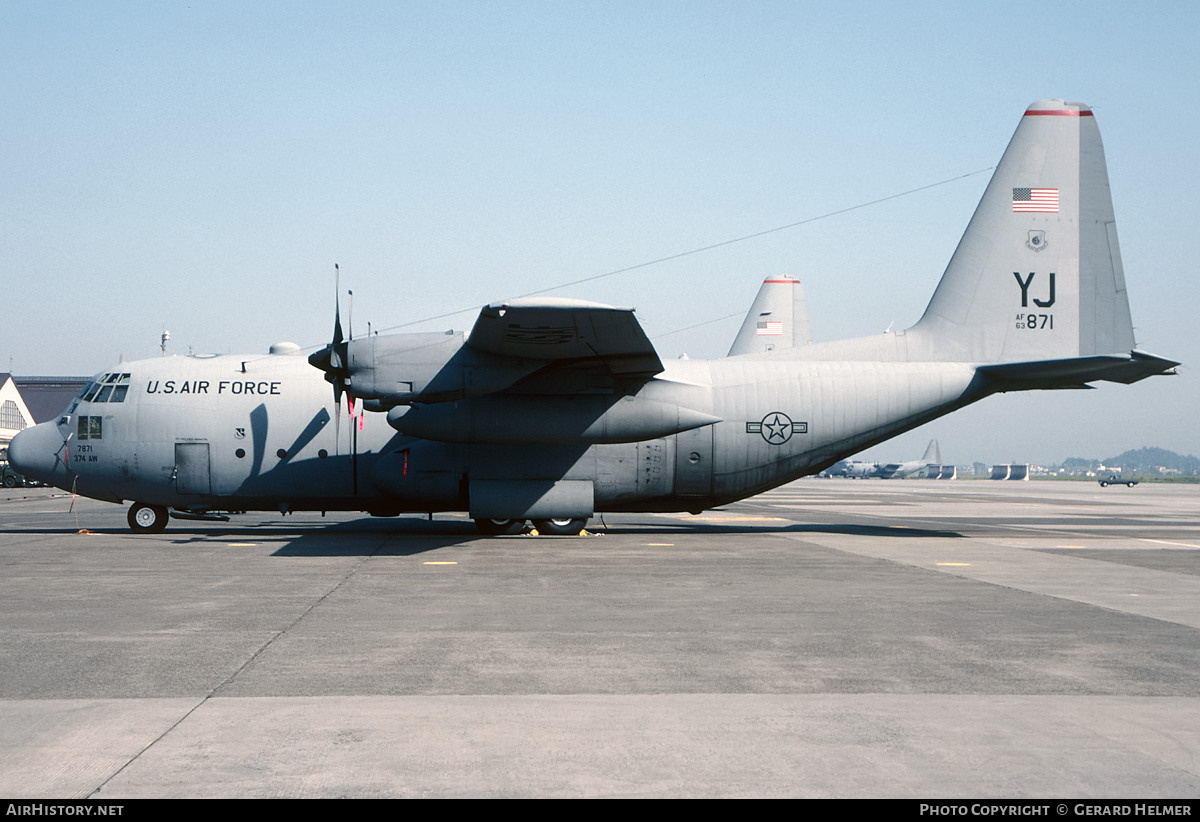 Aircraft Photo of 63-7871 / AF63-871 | Lockheed C-130E Hercules (L-382) | USA - Air Force | AirHistory.net #764372