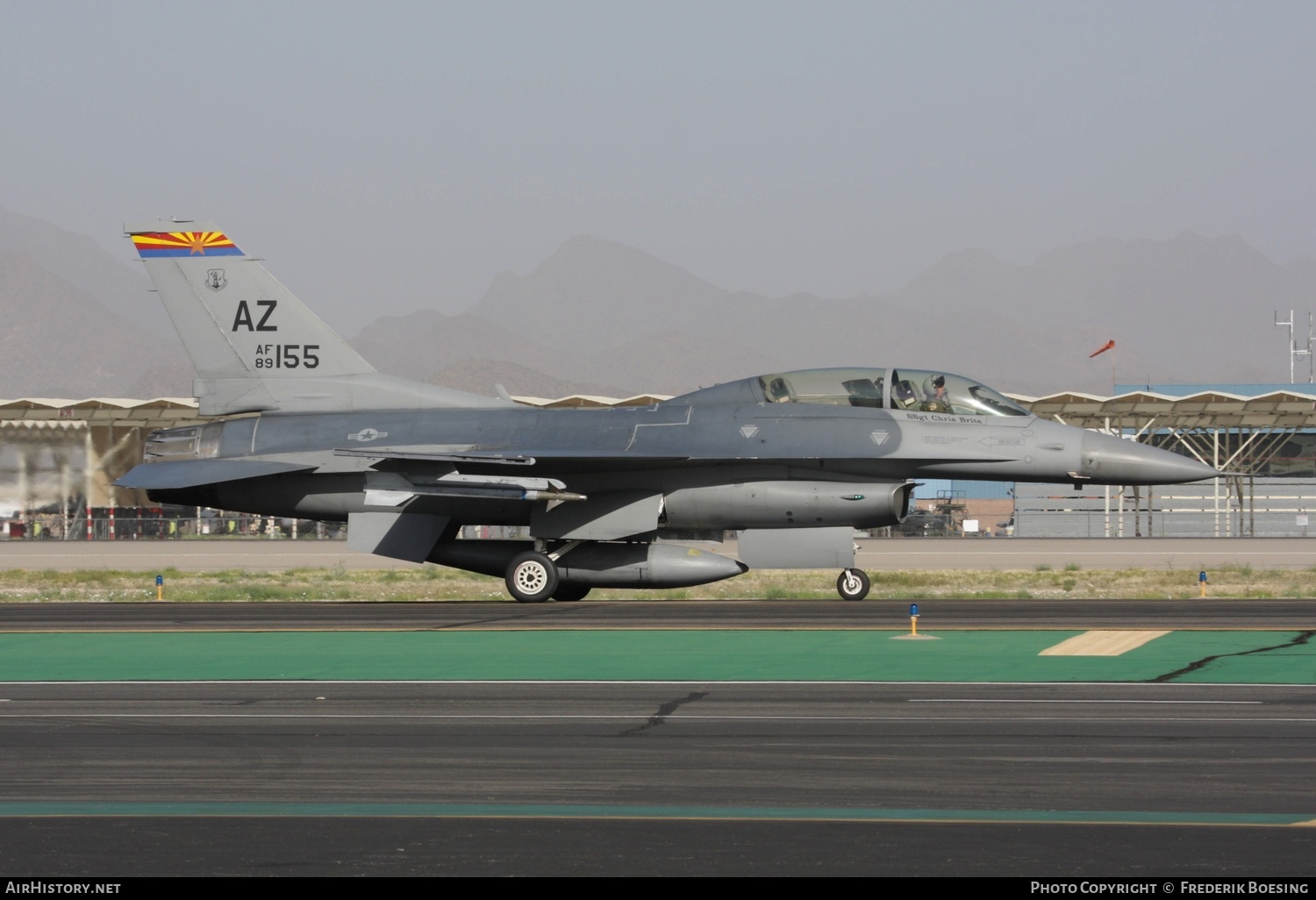 Aircraft Photo of 89-2155 | General Dynamics F-16D Fighting Falcon | USA - Air Force | AirHistory.net #764426