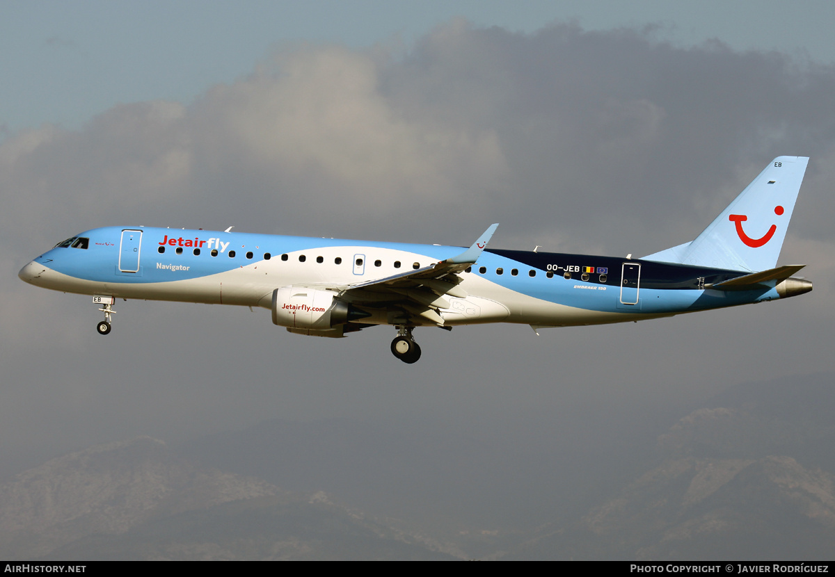Aircraft Photo of OO-JEB | Embraer 190STD (ERJ-190-100STD) | Jetairfly | AirHistory.net #764442