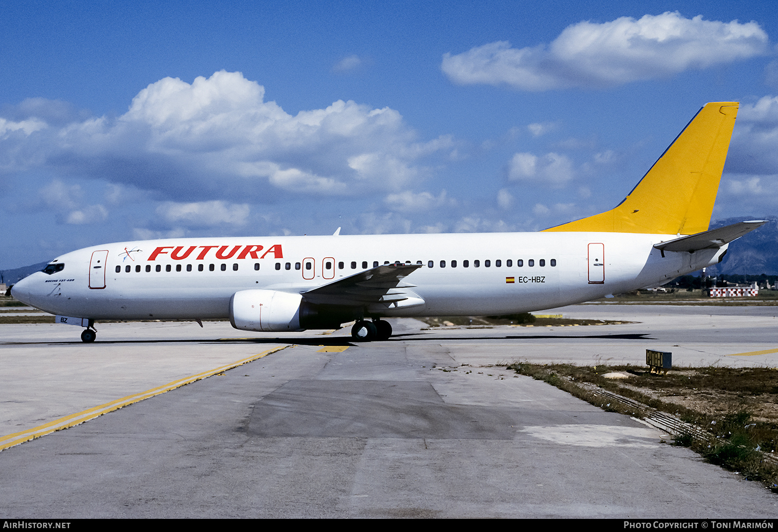 Aircraft Photo of EC-HBZ | Boeing 737-4Y0 | Futura International Airways | AirHistory.net #764483