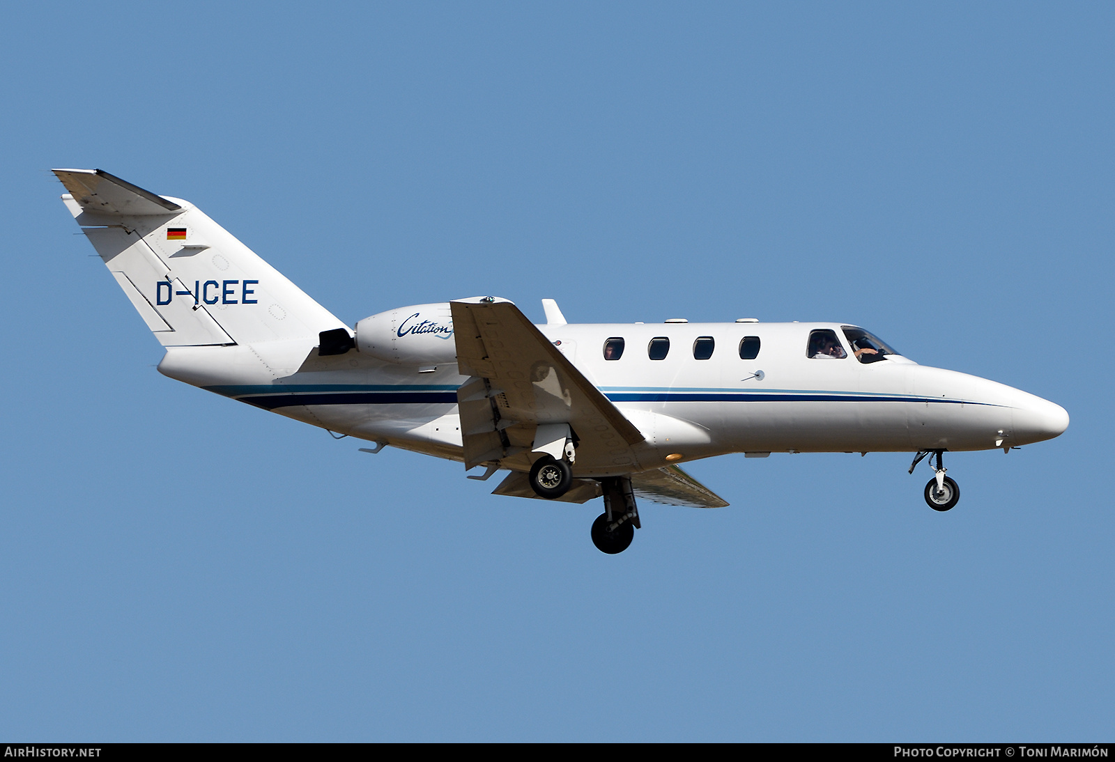 Aircraft Photo of D-ICEE | Cessna 525 CitationJet | AirHistory.net #764489