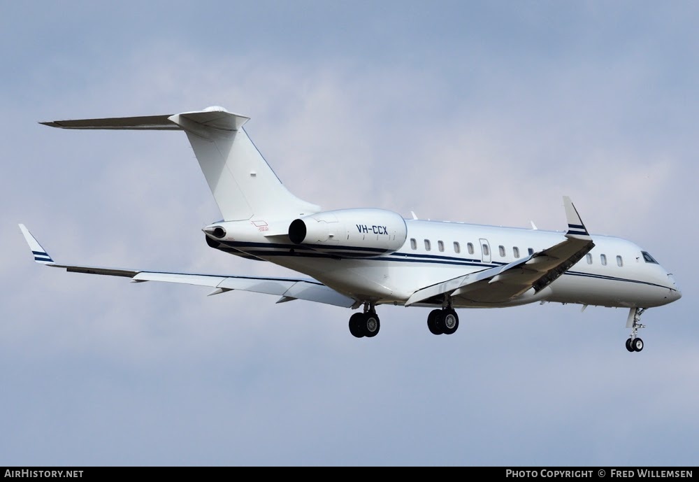 Aircraft Photo of VH-CCX | Bombardier Global Express (BD-700-1A10) | AirHistory.net #764496