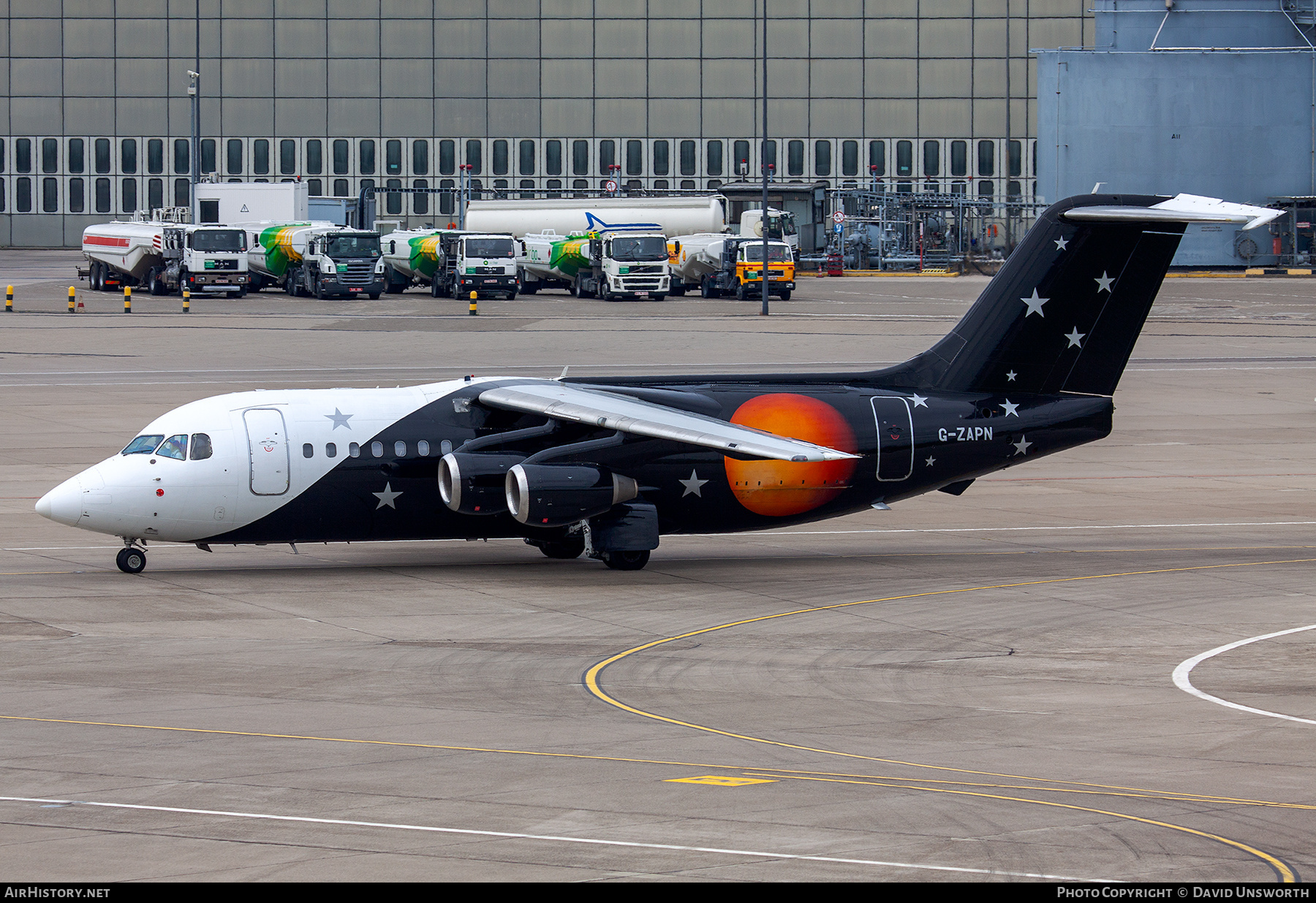 Aircraft Photo of G-ZAPN | British Aerospace BAe-146-200QC | Titan Airways | AirHistory.net #764504