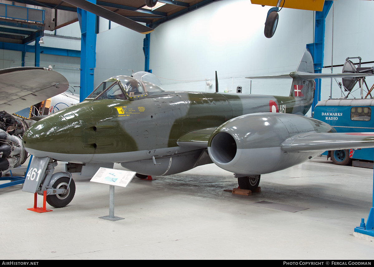 Aircraft Photo of 43-461 / 461 | Gloster Meteor F4 | Denmark - Air Force | AirHistory.net #764506