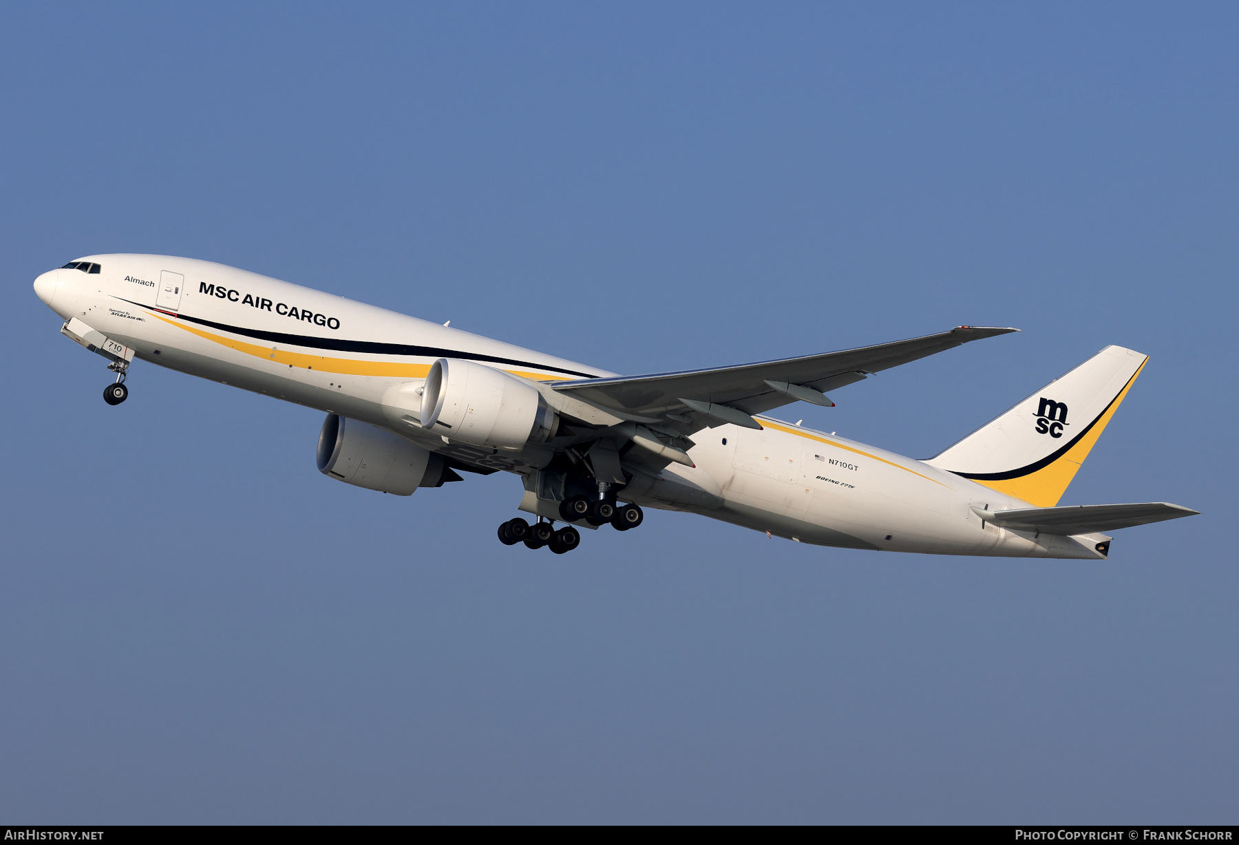 Aircraft Photo of N710GT | Boeing 777-F | MSC Air Cargo - Mediterranean Shipping Company | AirHistory.net #764510
