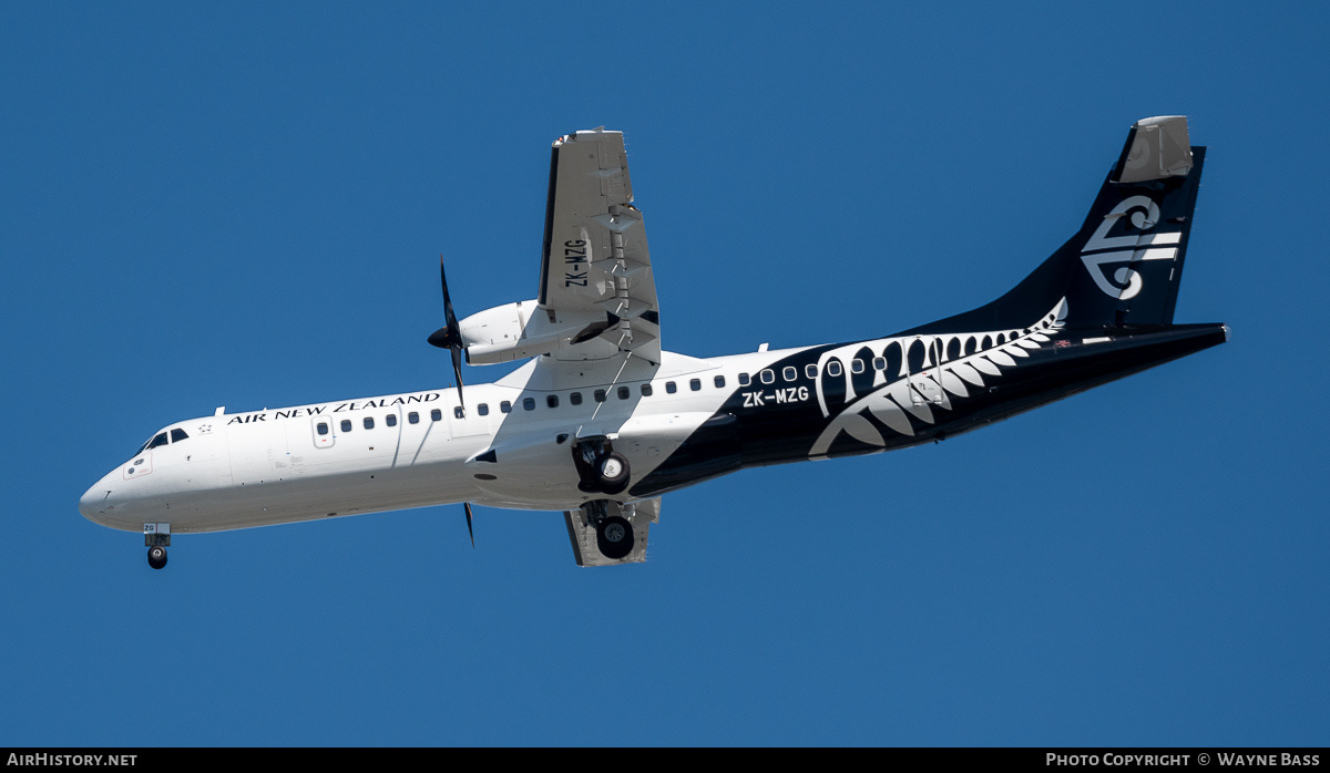 Aircraft Photo of ZK-MZG | ATR ATR-72-600 (ATR-72-212A) | Air New Zealand | AirHistory.net #764514